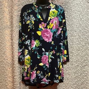 Zattcas XXL flower print blouse